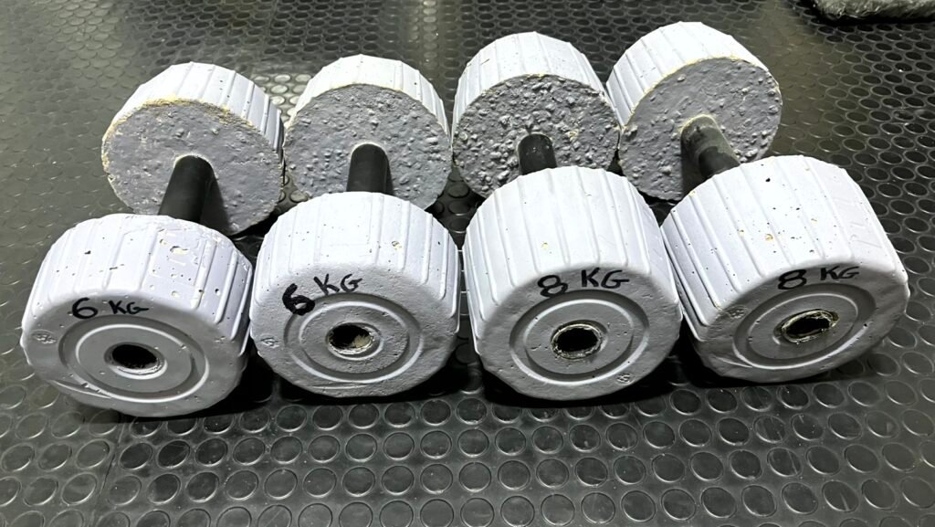 Concrete Dumbbells