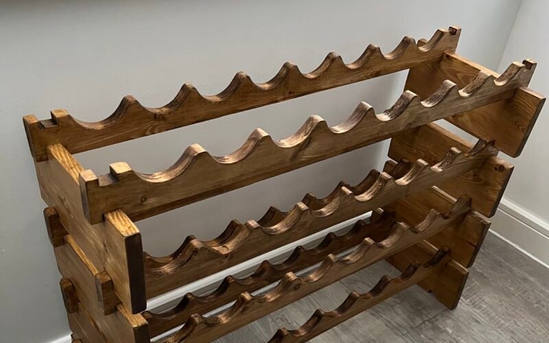 Read more about the article Custom Rustic Scalable Wine Rack